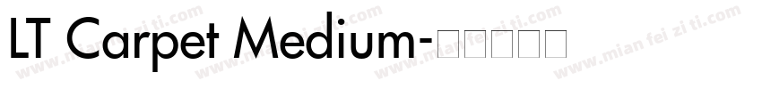 LT Carpet Medium字体转换